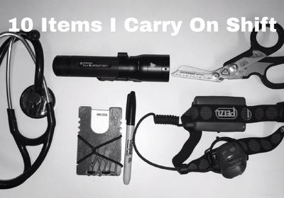10 things I carry on shift as an Intensive Care Paramedic
