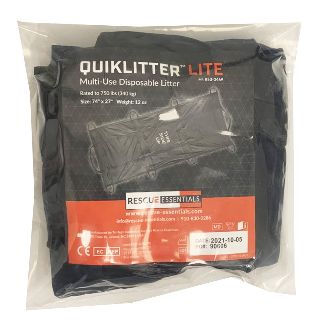 Vacuum-packed QuikLitter Lite in compact packaging