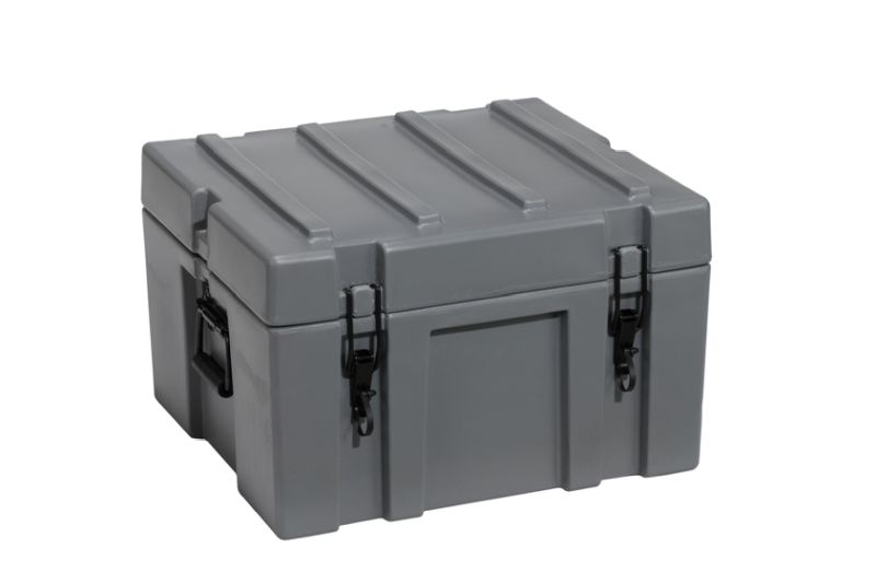 Pelican Spacecase rugged storage container – black, 450 x 400 x 265 mm military-grade polyethylene case