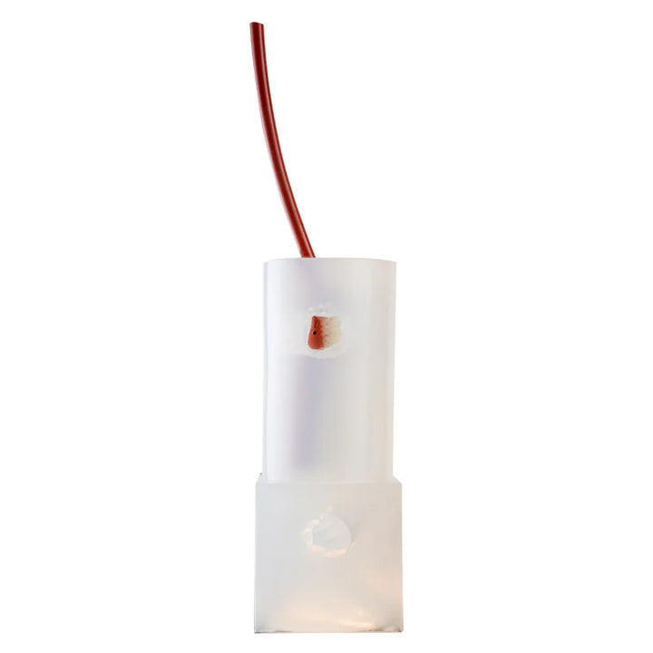 Upper arm wound tube with realistic bleeding system