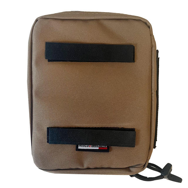 Rear view of the pouch showing MOLLE-compatible straps for attachment.