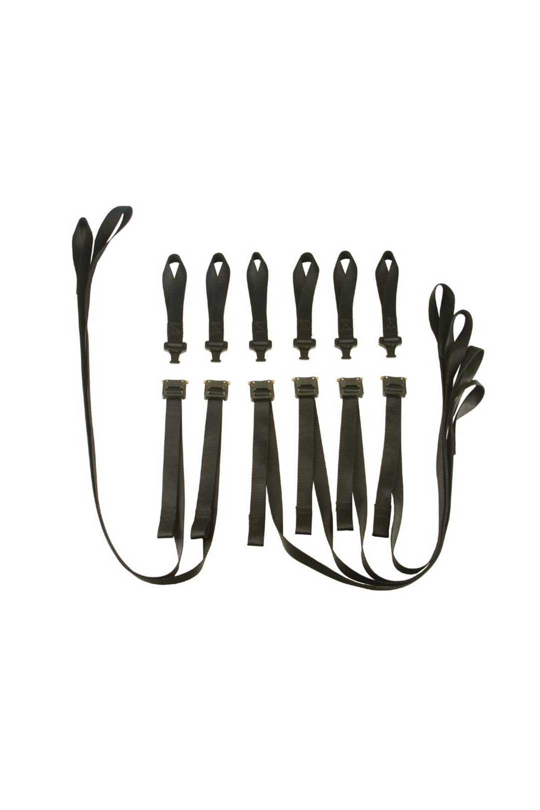 The image shows the SKED-EVAC® Aluminum Side Release Buckle Conversion Kit in black