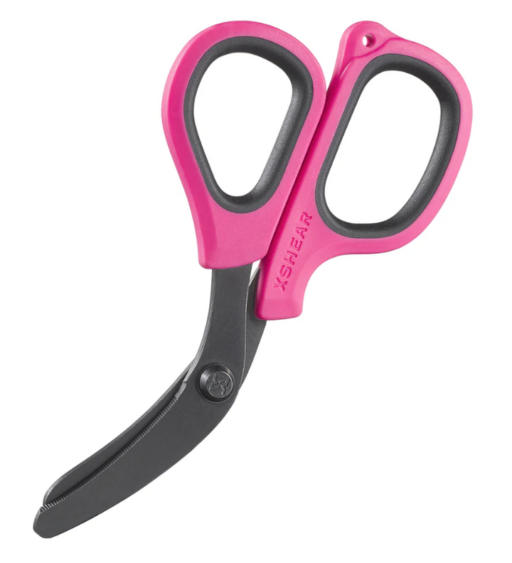 XSHEAR Mini Shears in pink, combining a stylish finish with tactical-grade performance.