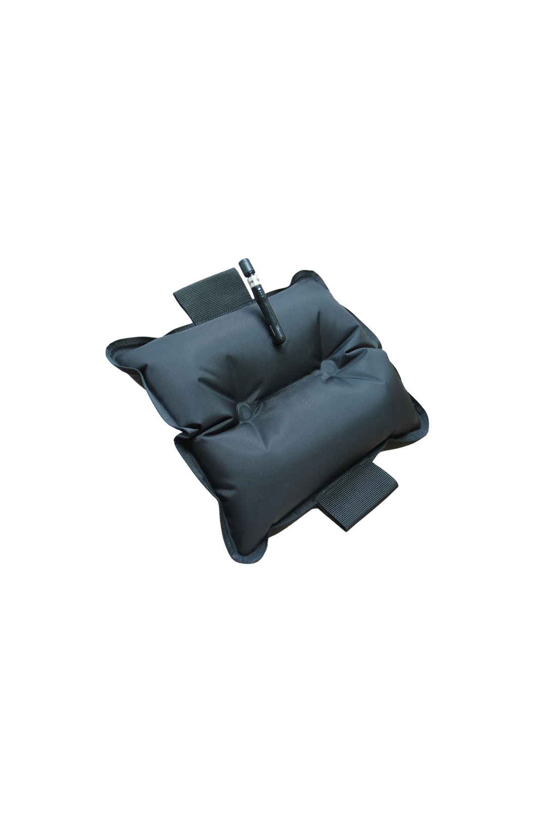 Inflated Skedco Inflatable Chest Pad in black on white background