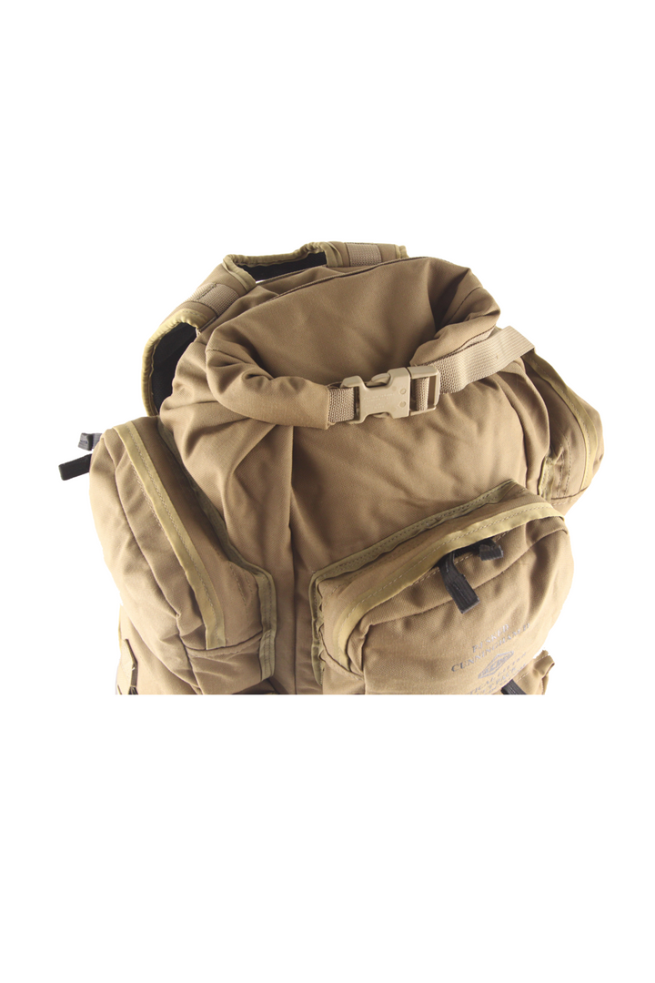 Top view of PJ SKED Cunningham II™ Tactical Litter Assault Pack against a white background.