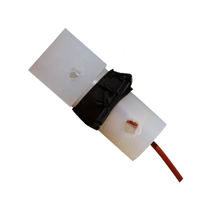 Tube component with realistic humerus bone and artery
