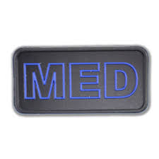 Eleven 10 MED Patch – Velcro PVC Identifier for Medical Pouches