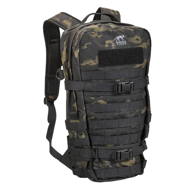 Front view TT Essential Pack L MKII – 15L military daypack with MOLLE and compression straps