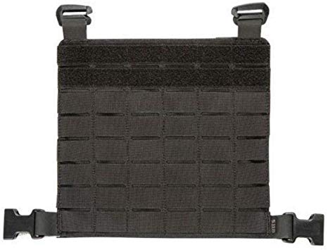 Black 5.11 HEXGRID MOLLE Gear Set panel with attachment clips and multiple rows of webbing for modular gear configuration.