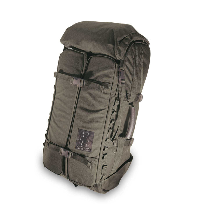 ALS Extreme Pack in olive green colour, front view.