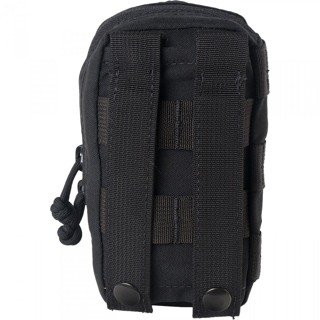 Back of the M-FAK pouch featuring MOLLE attachment system and reinforced webbing.