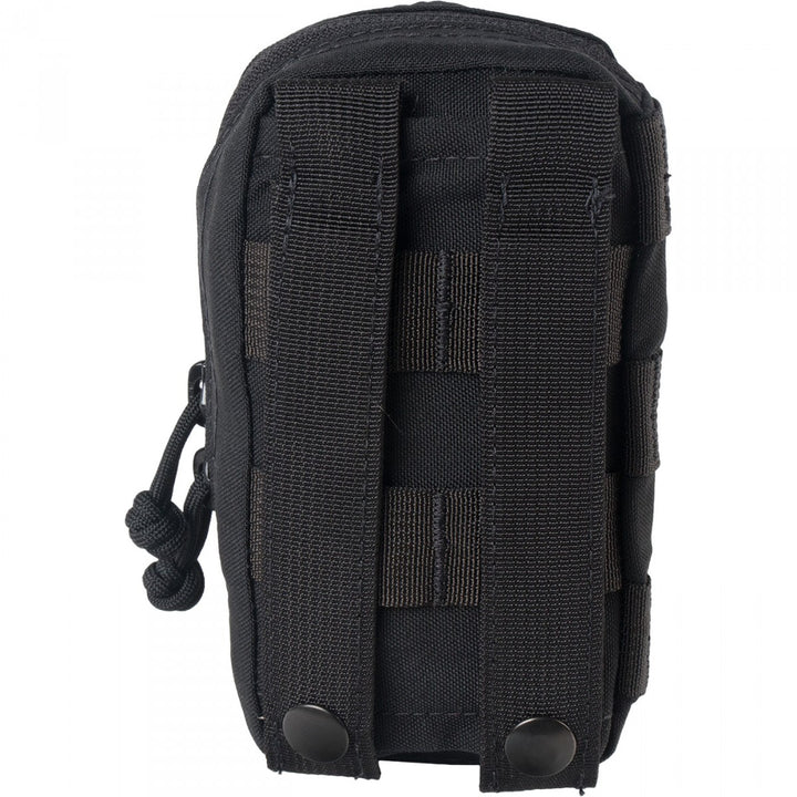 Back of the M-FAK pouch featuring MOLLE attachment system and reinforced webbing.