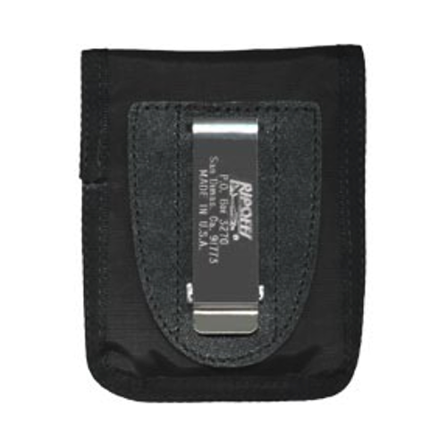 Back view of the CO-25 EMT pouch showing the belt clip attachment.