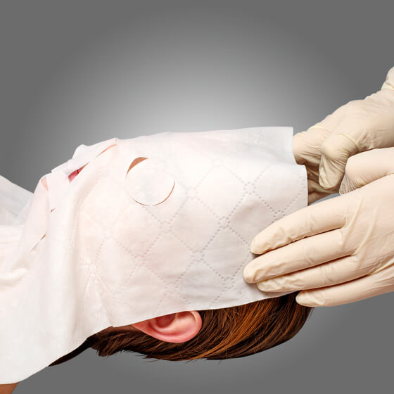Retail box for AeroBurn Burn Gel Face Mask showing front-facing design. Suitable for treating facial burns and scalds. TacMed Australia – specialised burn care solution for emergency responders.