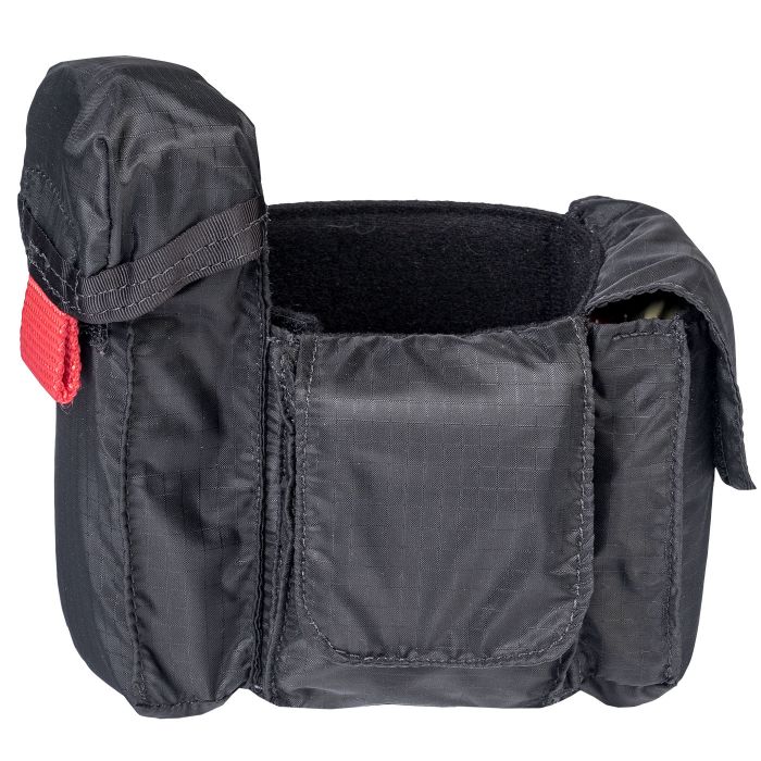 North American Rescue Ankle Kit Wrap designed with a lightweight, water resistant ripstop nylon frame and pouches to keep the items dry and secure.