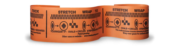 SWAT T Stretch Wrap and Tuck Tourniquet- Orange