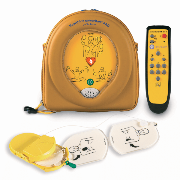 HeartSine 360P training kit with remote and pads