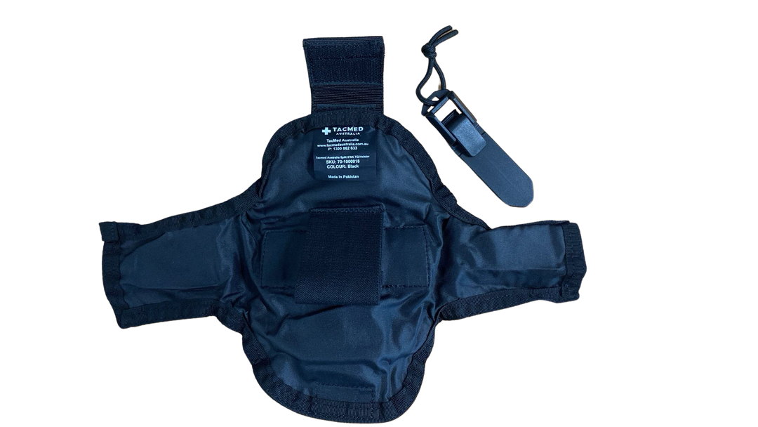 Tacmed TQ Holster with Rigid Molle Lock Clip - Black