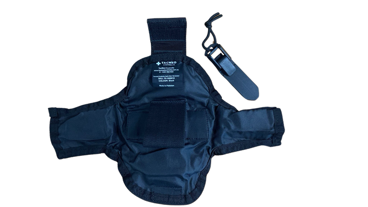 Tacmed TQ Holster with Rigid Molle Lock Clip - Black