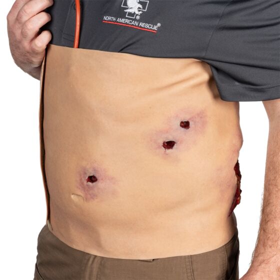 NAR Simulation - Multiple GSW Abdomen Wearable Wound