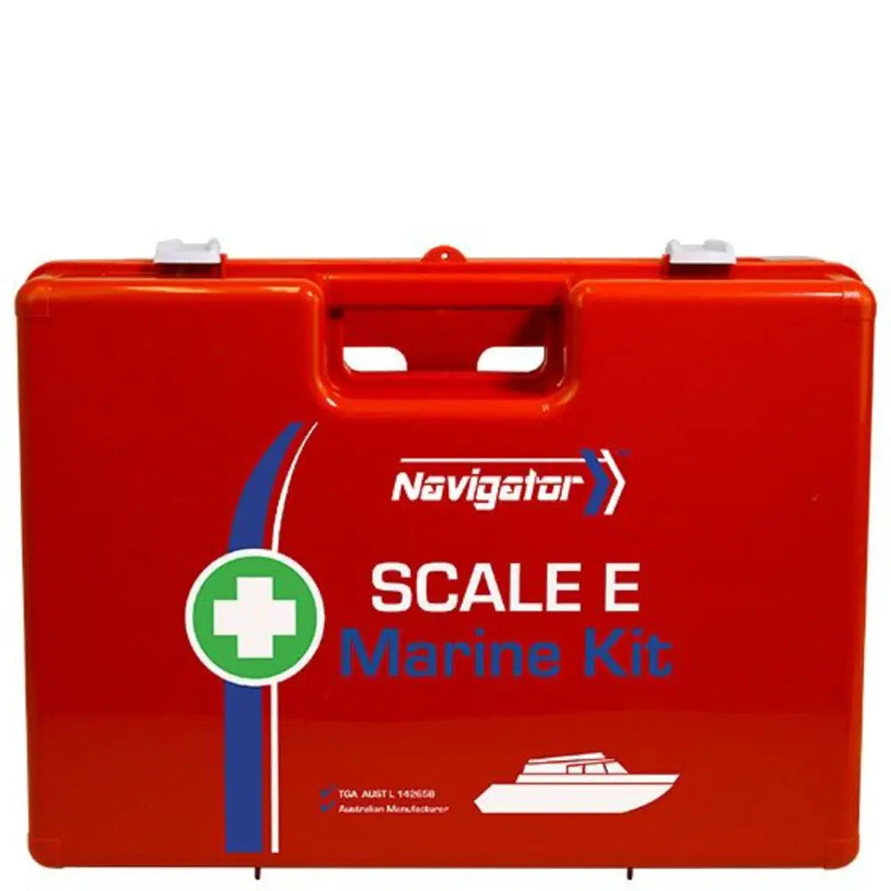 Image 1: Navigator Scale E Marine First Aid Kit – Compliant Red Case for Vessel Classes 1C, 2B, 3B

