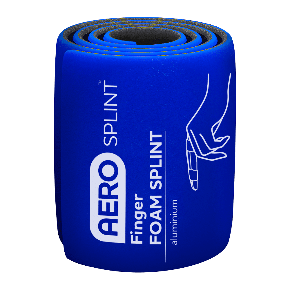 AeroSplints Finger Aluminium Foam Splint – Lightweight Rolled Immobilisation for Fingers

