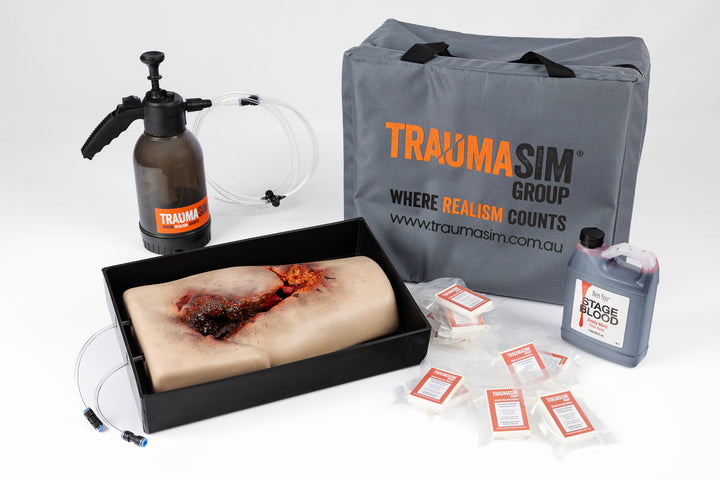 TraumaSim Haemostatic Clotting Trainer - Combat Trauma Thigh