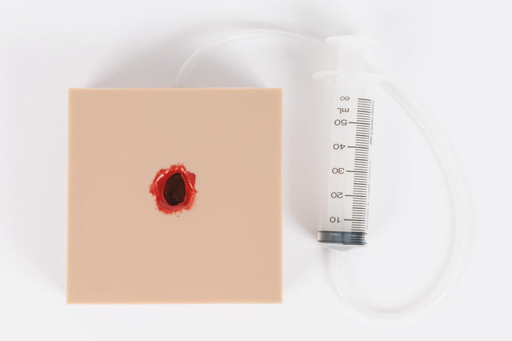 TraumaSim Haemorrhage Clotting Trainer - Basic Square Gunshot