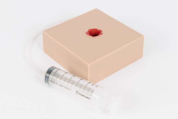 TraumaSim Haemorrhage Clotting Trainer - Basic Square Gunshot