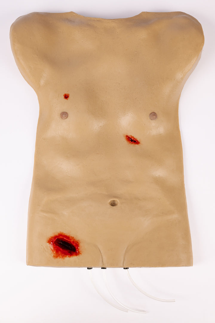 TraumaSim Lifecast Male Torso with Bleeding Wounds