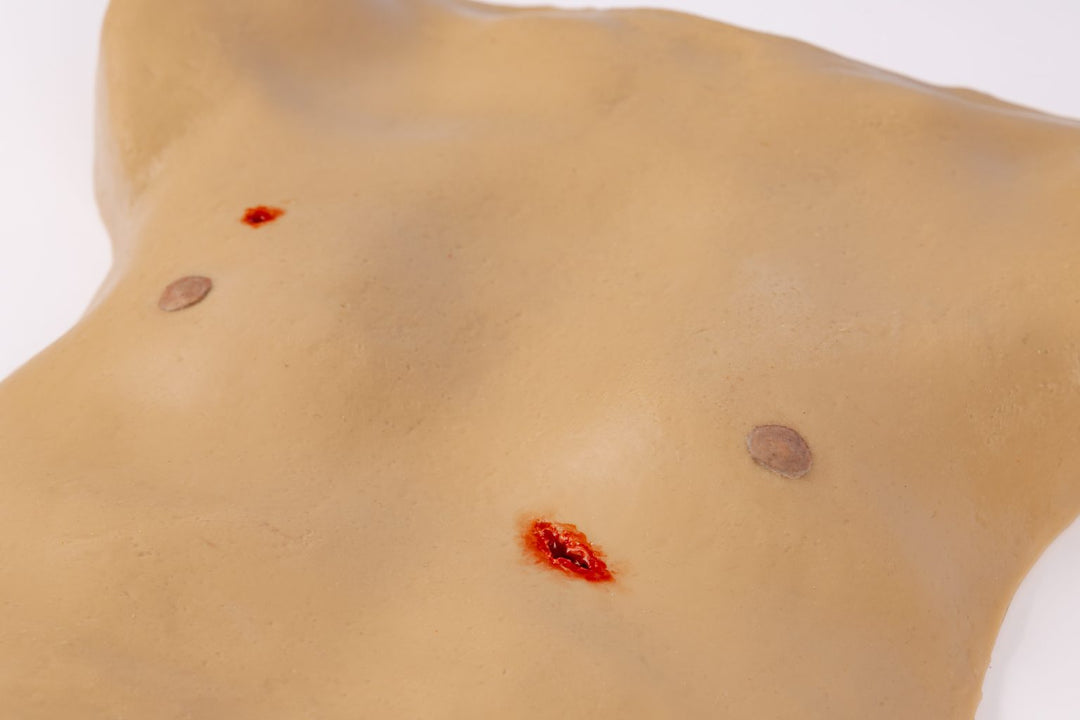 TraumaSim Lifecast Male Torso with Bleeding Wounds
