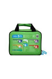 Back view of Aerokit Mini Modulator 3 Series showing an individual breakdown of the contents in each of the 5 modules.