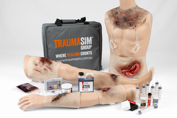 TraumaSim Combat Trauma Moulage Kit