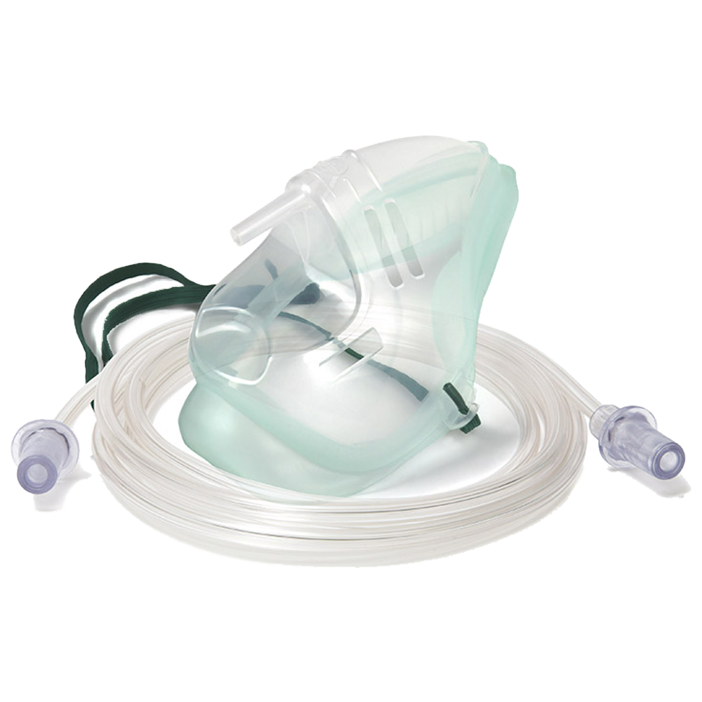 Child Oxygen Therapy Mask with 2m Tubing – Soft Latex-Free Material for Medical Use

