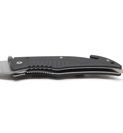 Pacific Cutlery Rescue Knife – Black Serrated