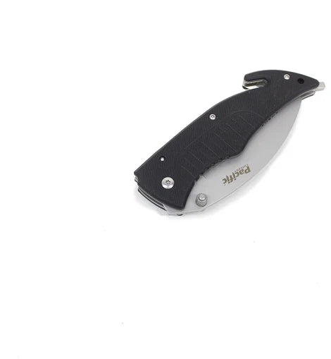 Pacific Cutlery Rescue Knife – Black Serrated