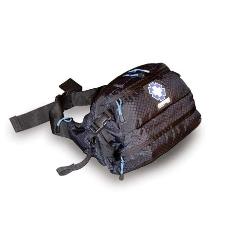 External view of Patrol 3 Aid Belt worn on waist with multiple compartments

