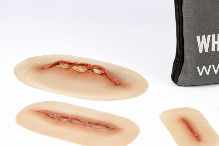 TraumaSim Silicone Wound Kit - Clinical (28 wounds)