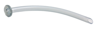 Nasopharyngeal Airway (NPA) in curved, flexible form with flared safety tip. Designed for maintaining a clear airway in unconscious or semi-conscious patients. TacMed Australia – essential airway adjunct for emergency responders and medics.