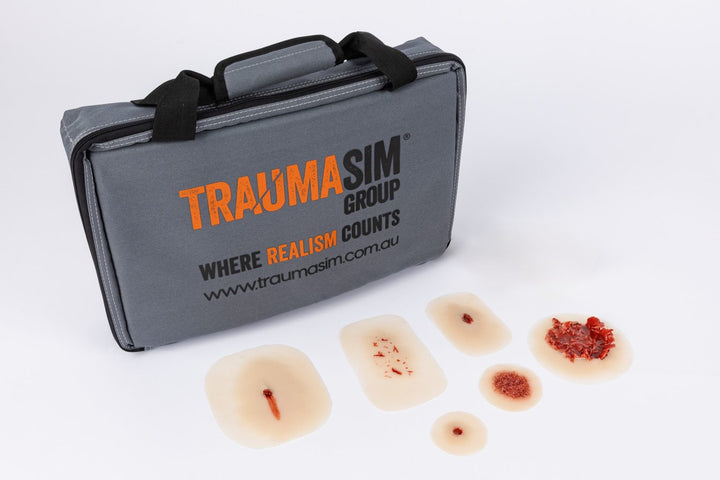 TraumaSim Silicone Wound Kit - Military