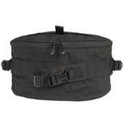 North American Rescue CCR Squad Bag in black displayed zipped in a closed position.