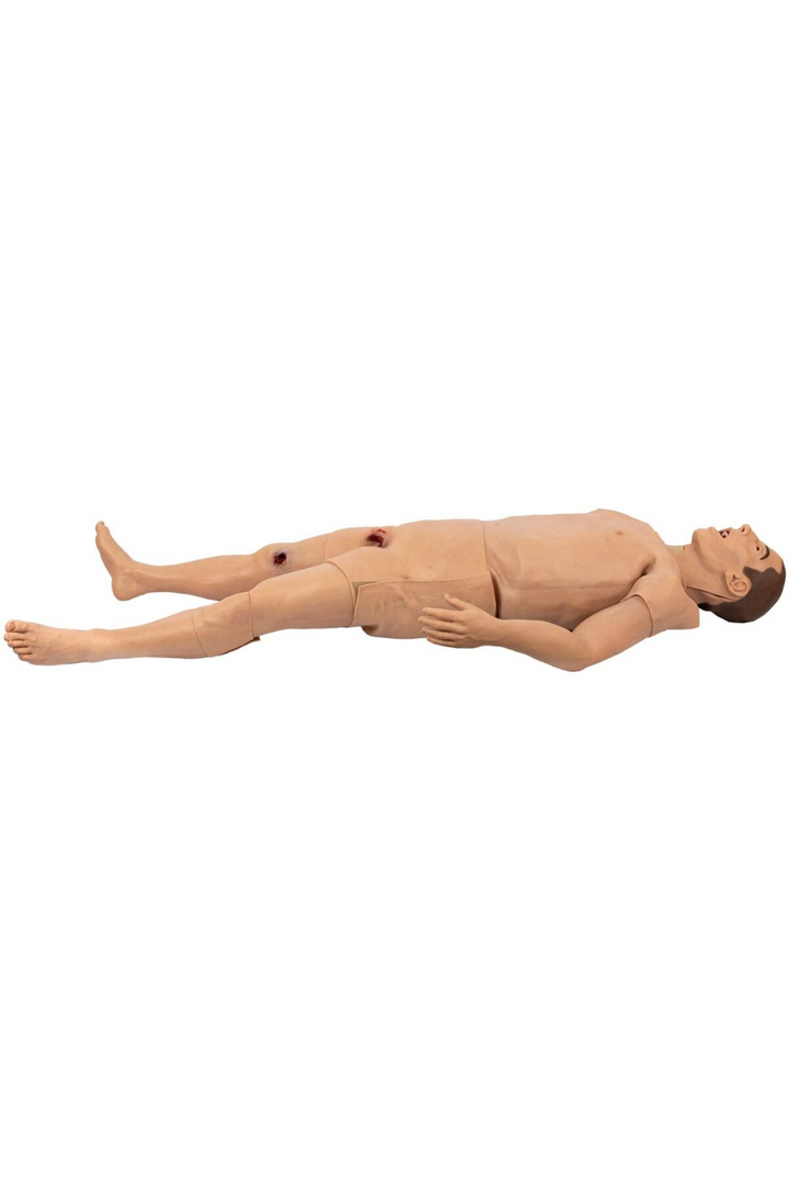 TOMManikin - GSW naked to show multiple gun shot wounds 