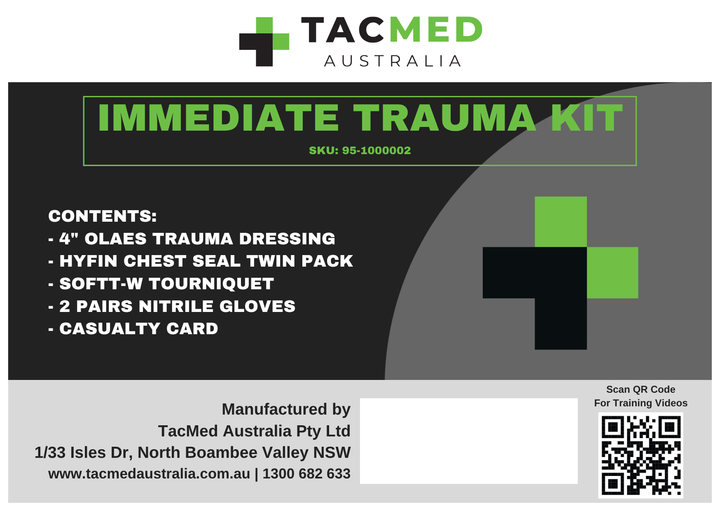 Tacmed Immediate Trauma Kit