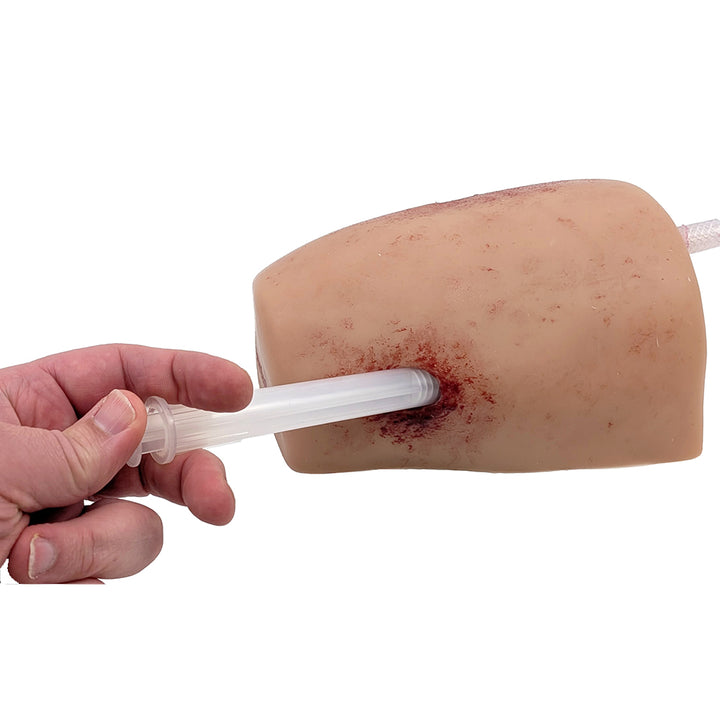 TrueClot Through-and-Through (TnT) Task Trainer Gunshot Wound