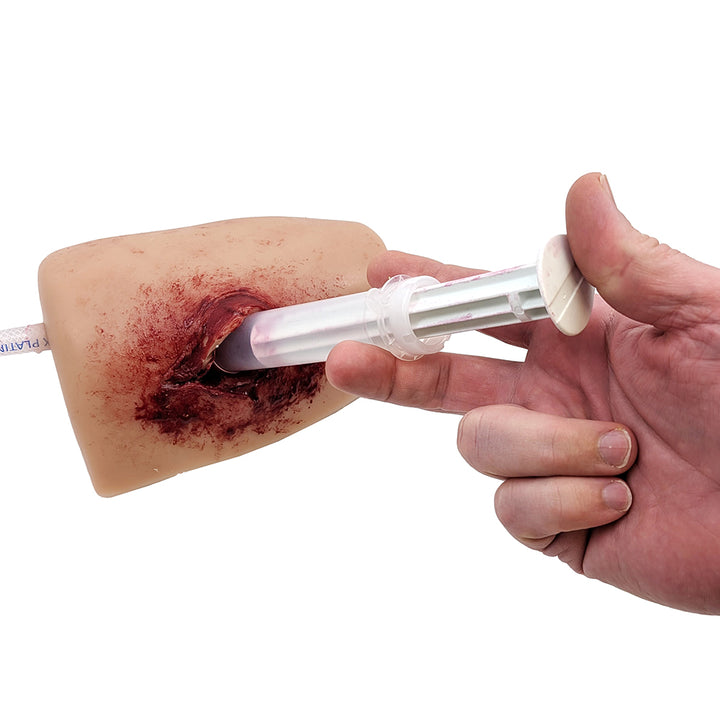 TrueClot Through-and-Through (TnT) Task Trainer Gunshot Wound