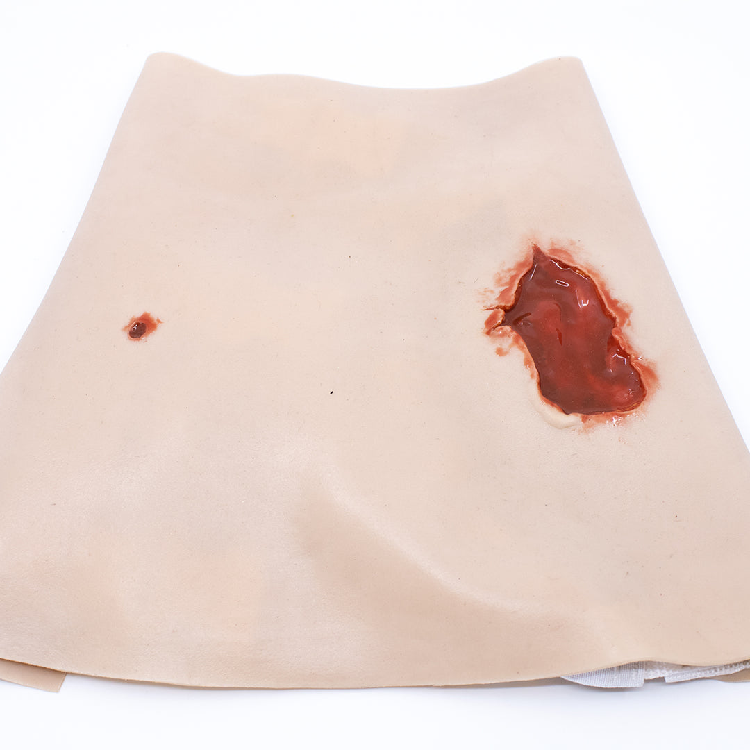 TraumaSim Gunshot Entry/Exit Wound Upper Leg