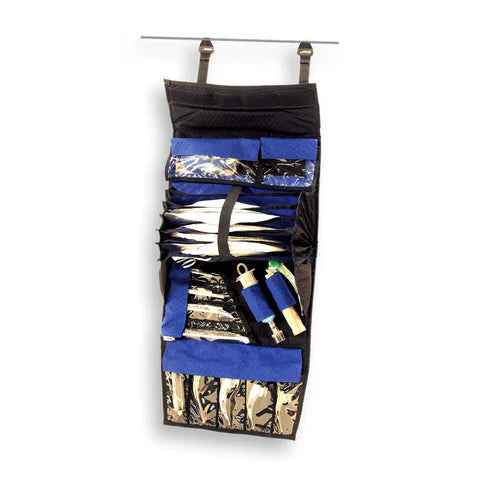 Tube Pro Deluxe vertically hung, displaying blade slots and compartments

