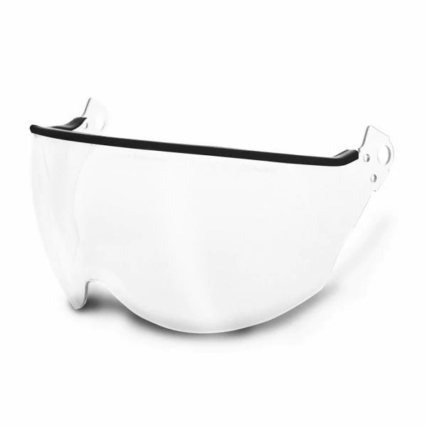 Clear anti-fog face shield designed for KASK HP Plus helmet

