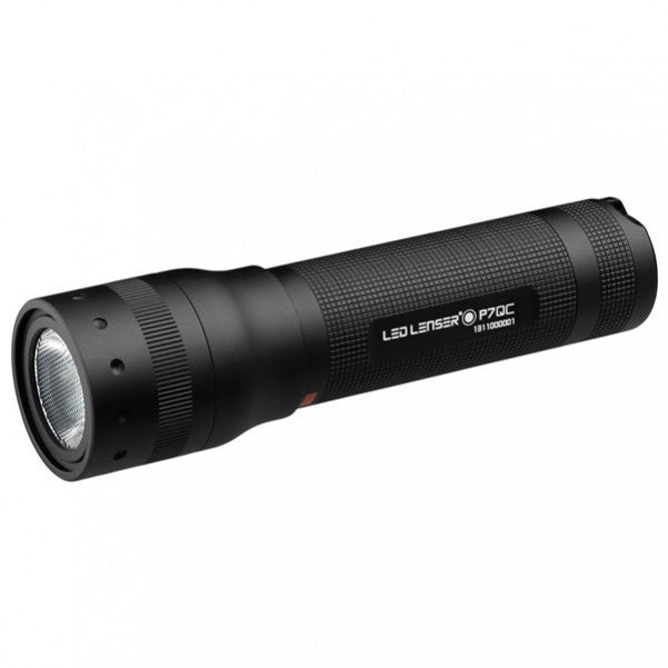 Led Lenser P7QC Quattro Torch in black with coloured beam options