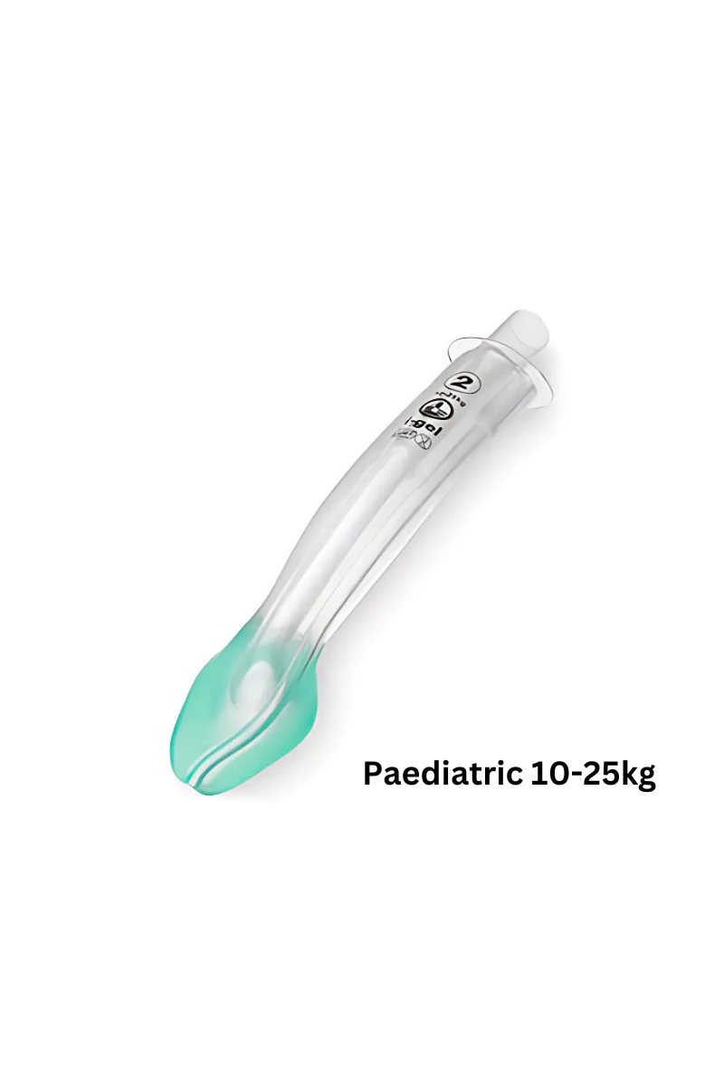 i-gel paediatric supraglottic airway for 10-20 kg patients in blue cage pack.